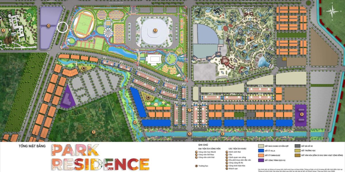 Mặt Bằng Sun Urban City — Park Resident & Art Resident