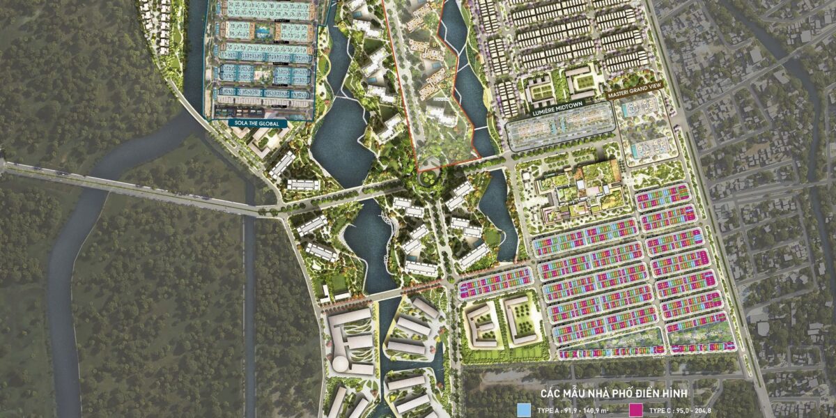 Mặt Bằng The Global City Thấp Tầng — SOHO & SOLA Masterise Homes