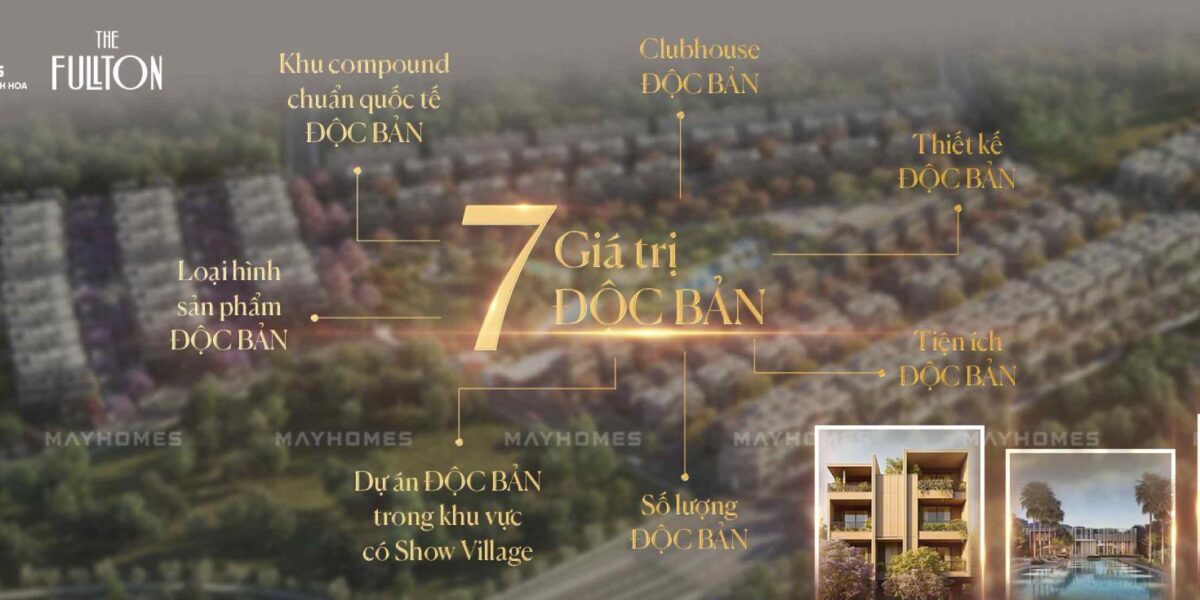 Review The Fullton 2026 — Biệt Thự 25ha CapitaLand Trong Vinhomes Ocean Park 3
