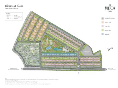Mặt Bằng The Fullton — Townhouse, Enclave, Twin, Garden & Pool Villas